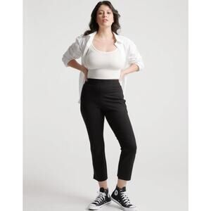NWT Quince Ultra-Stretch Ponte Kick Flare Pants